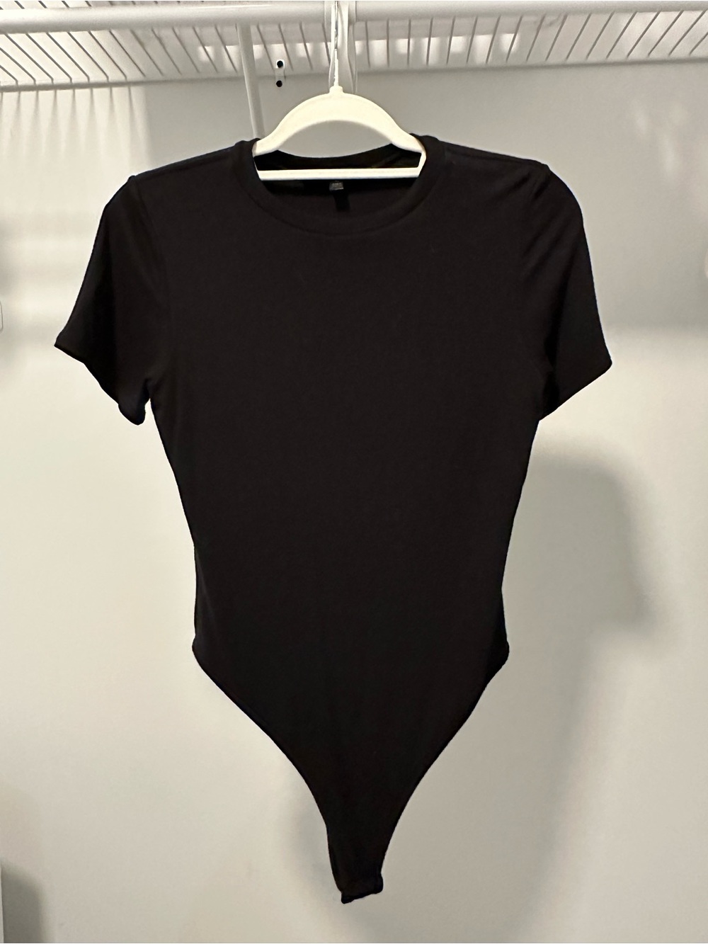 Black Short-Sleeve Bodysuit - Women's Staple **NEVER WORN**